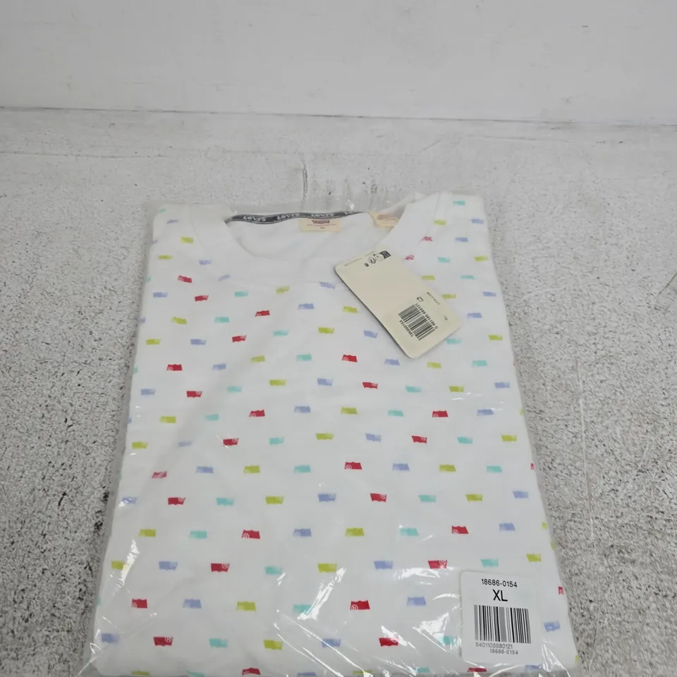 LEVI'S LOGO PATTERN JUMPER - SIZE XL