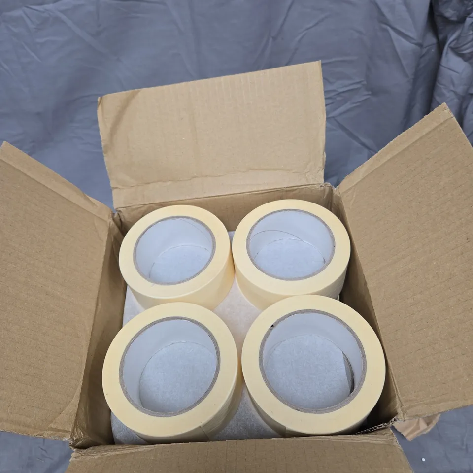 MASKING TAPE ROLLS, BEIGE – BOX OF 24 ITEMS APPROXIMATELY .