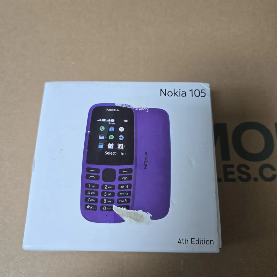NOKIA 105 4TH EDITION MOBILE PHONE – WITH ORIGINAL BOX