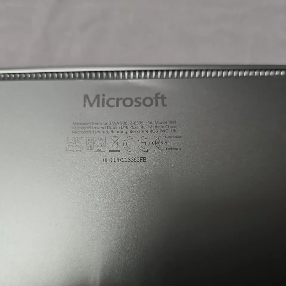 MICROSOFT LAPTOP – MODEL 1951 – SPACE GRAY