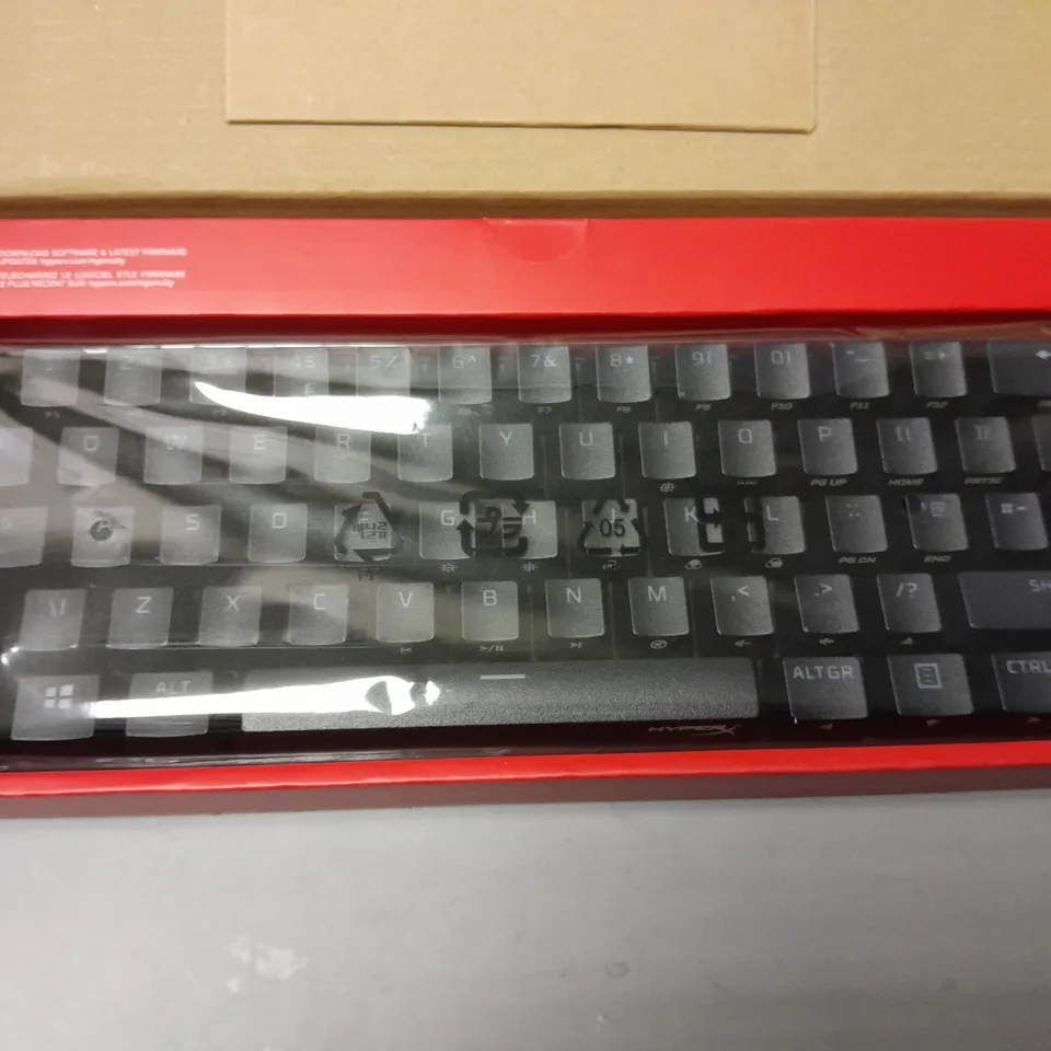 BOXED AS NEW HYPERX ALLOY ORIGINS 60 GAMING KEYBOARD