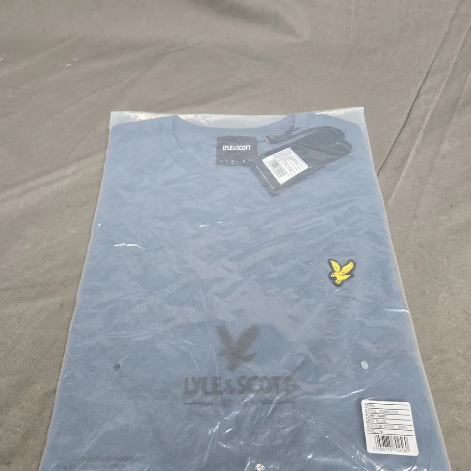 BAGGED LYLE AND SCOTT PLAIN TEE SIZE M