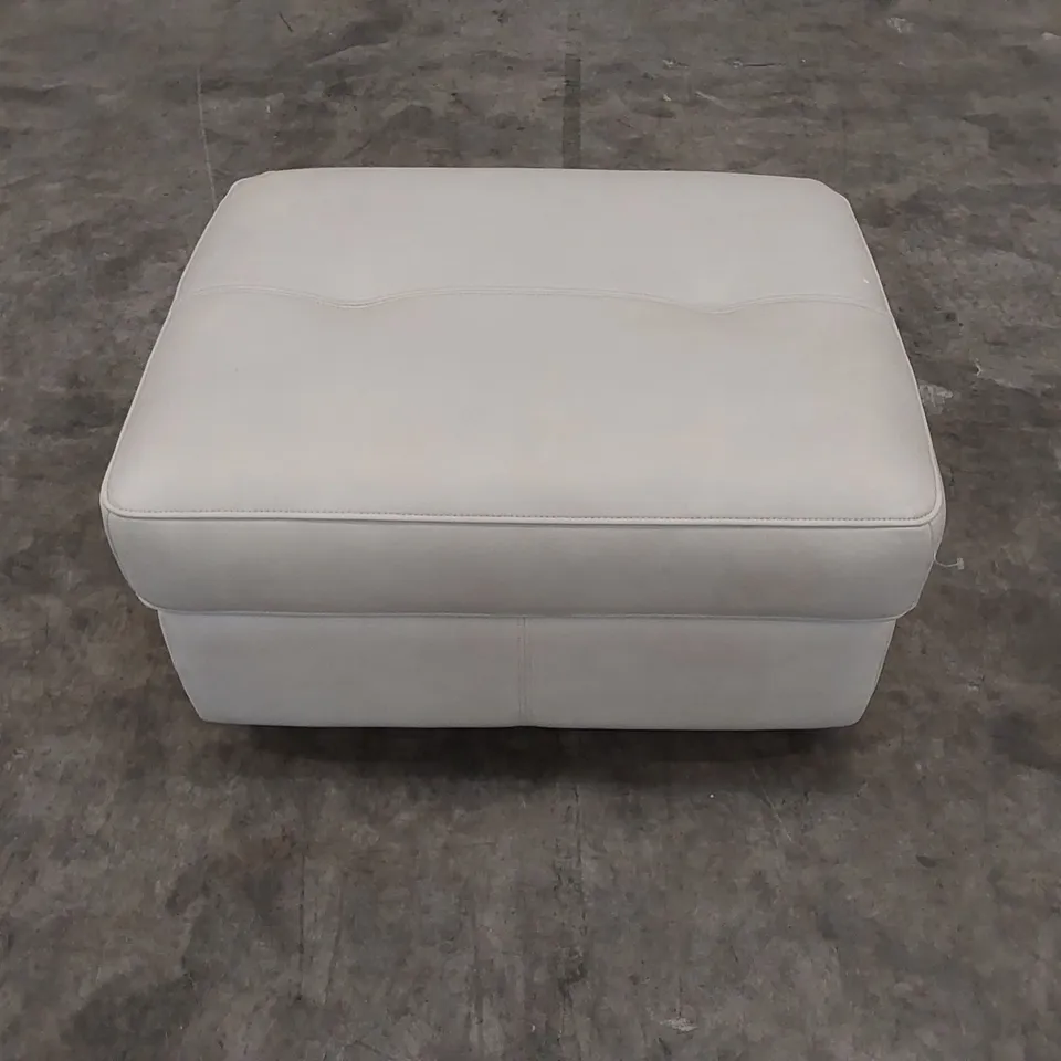 DESIGNER LEATHER OTTOMAN STORAGE FOOTSTOOL