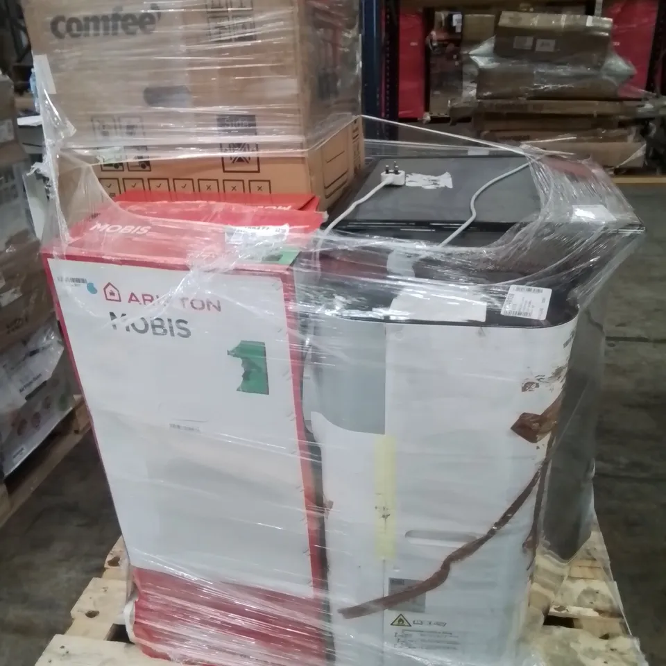 PALLET OF APPROXIMATELY 5 UNPROCESSED RAW RETURN WHITEGOODS AND AIR CONDITIONING GOODS TO INCLUDE;
