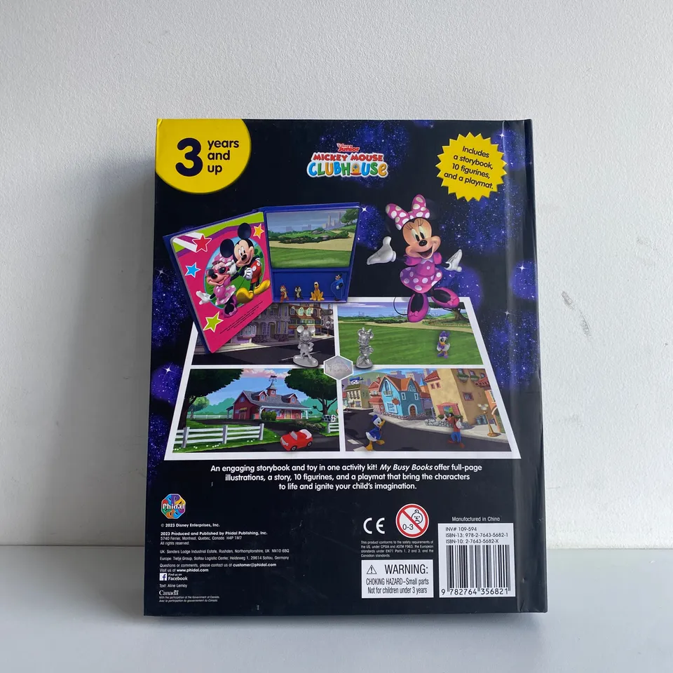 4 X DISNEY JUNIOR MICKEY BUSY BOOK