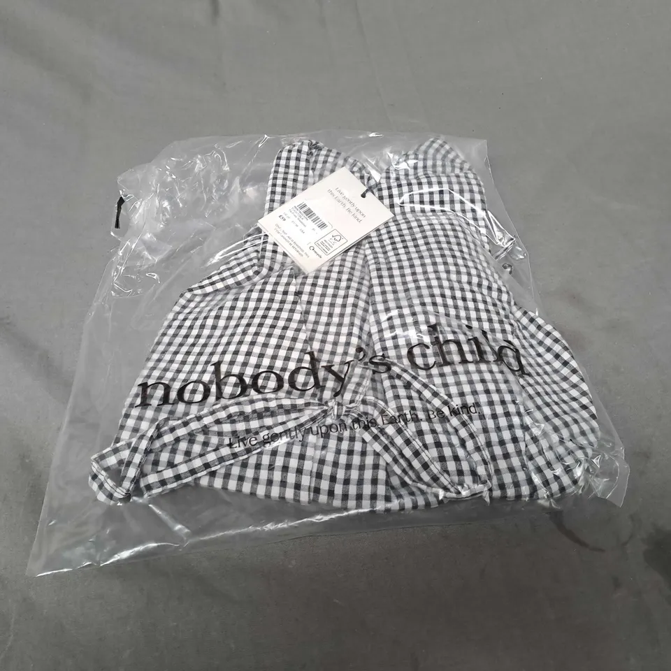 BAGGED NOBODYS CHILD TIE FRONT WAISTCOAT SIZE 10