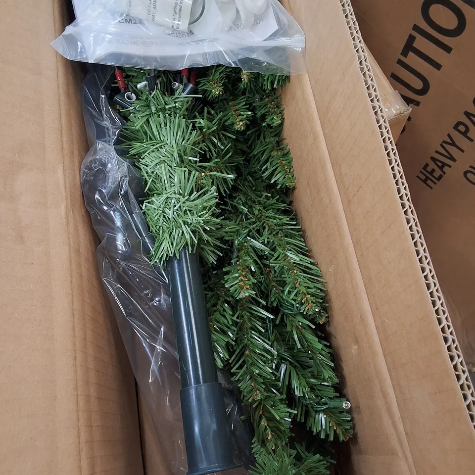 BOXED PRE-LIT SEASONAL TREE WITH STAND - SIZE UNSPECIFIED 