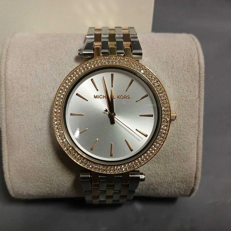 BOXED MICHAEL KORS ALL STAINLESS STEEL LADIES WATCH