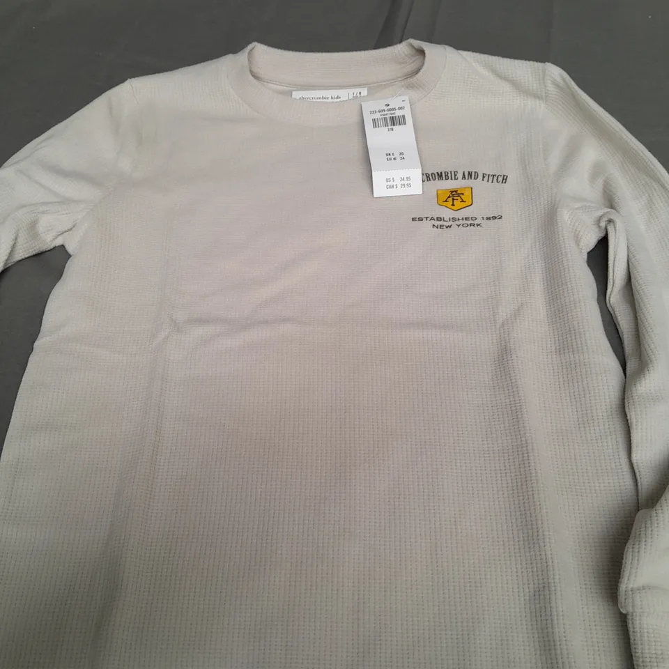 ABERCROMBIE KIDS NEW YORK T-SHIRT - 7/8 YEARS
