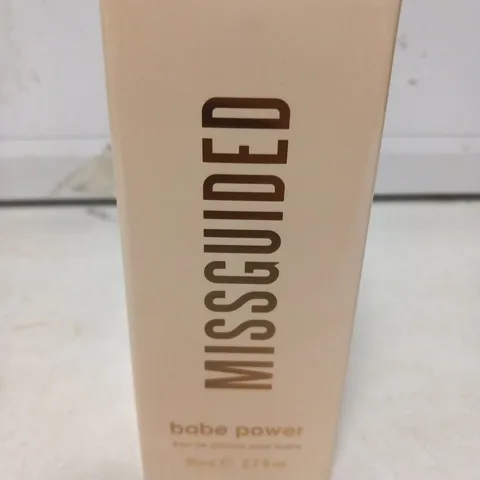 BOXED AND SEALED MISSGUIDED BABE POWER EAU DE PARFUM 80ML
