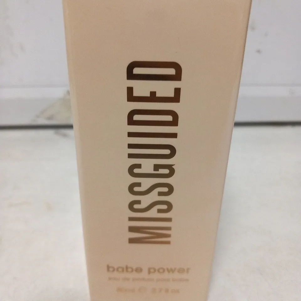BOXED AND SEALED MISSGUIDED BABE POWER EAU DE PARFUM 80ML