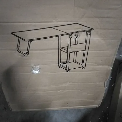 BOXED LIVING AND HOME COMPUTER TABLE 
