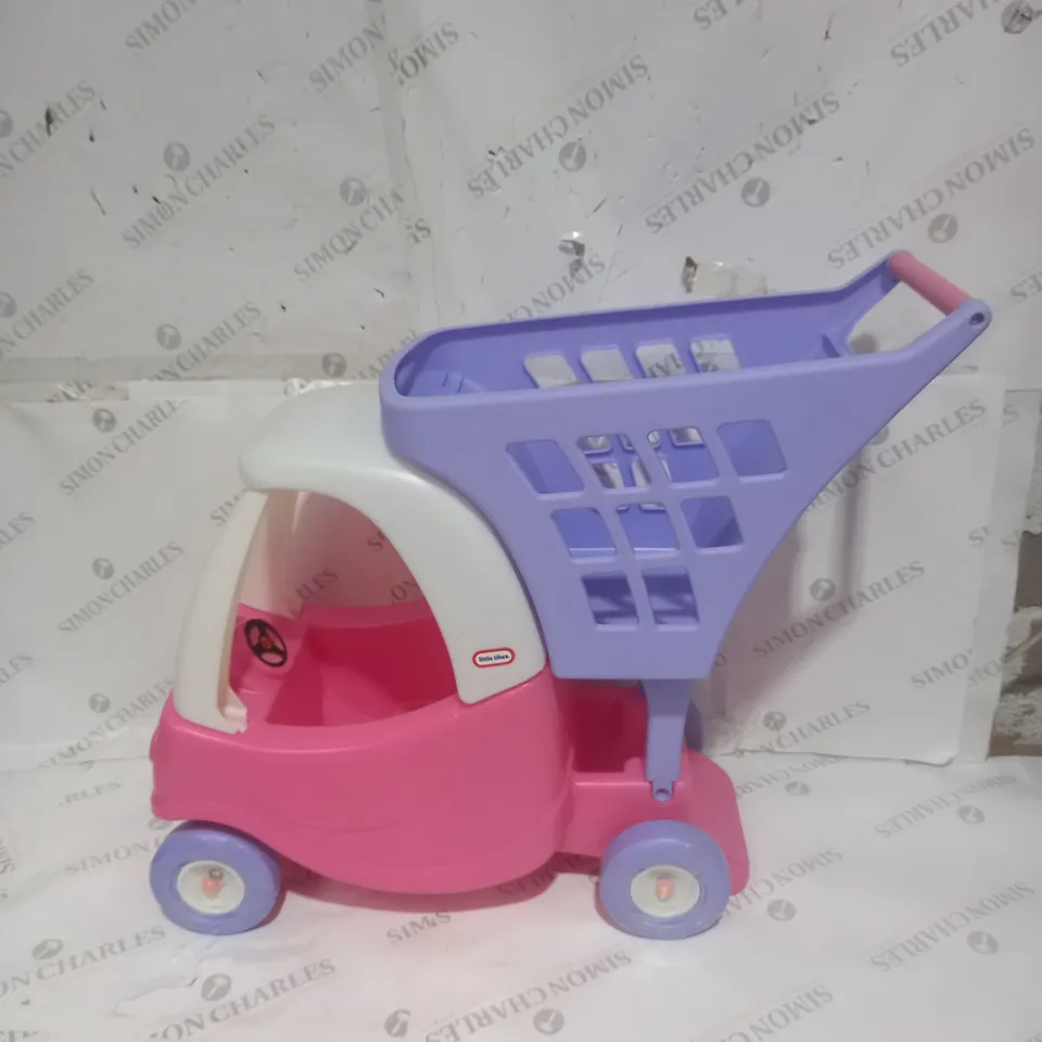 LITTLE TIKES PRINCESS COZY COUPE SHOPPING CART RRP £50.99