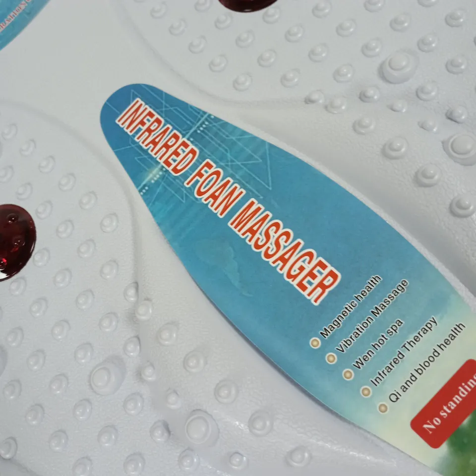 INFRARED FOAM MASSAGER – WHITE FOOT MASSAGER WITH INFRARED THERAPY