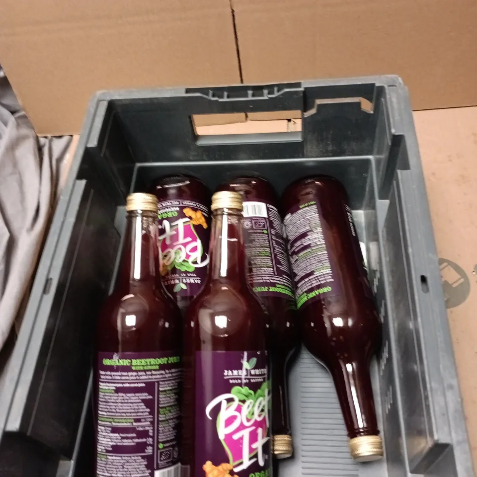 6X JAMES WHITE ORGANIC BEETROOT JUICE 