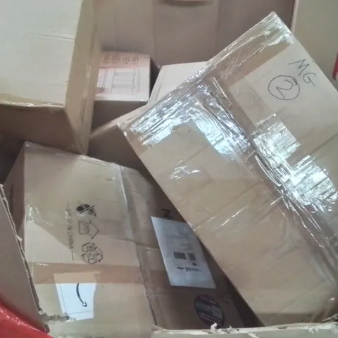 PALLET OF ASSORTED HOUSEHOLD GOODS AND PRODUCTS TO INCLUDE;PRESSURE WASHER,CEILING FAN WITH LIGHT,AIR FRYER