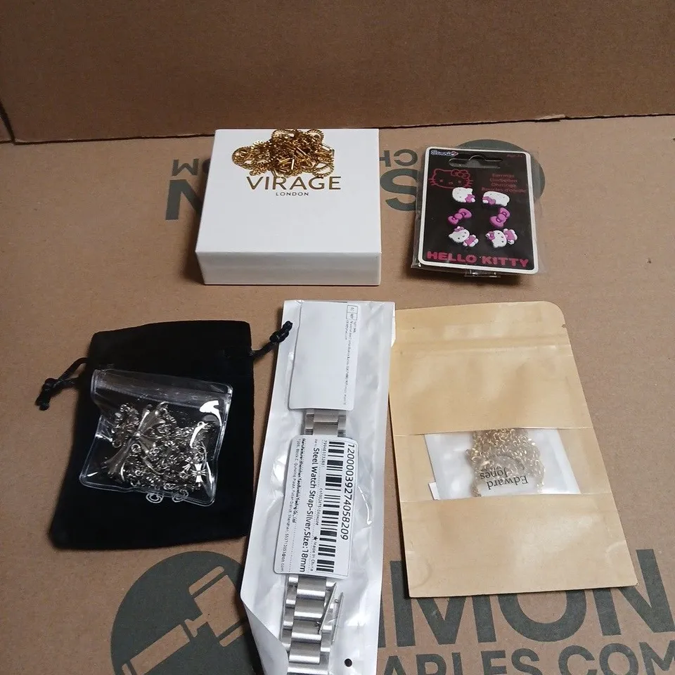 APPROXIMATELY 15 ASSORTED JEWELLERY PRODUCTS TO INCLUDE EARRINGS, NECKLACES, BRACELETS ETC 