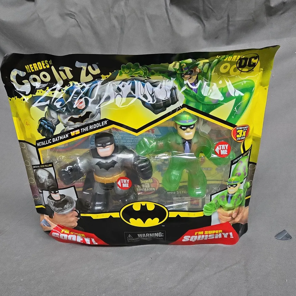 HEREOS OF GOO JIT ZU - METALLIC BATMAN VS THE RIDDLER