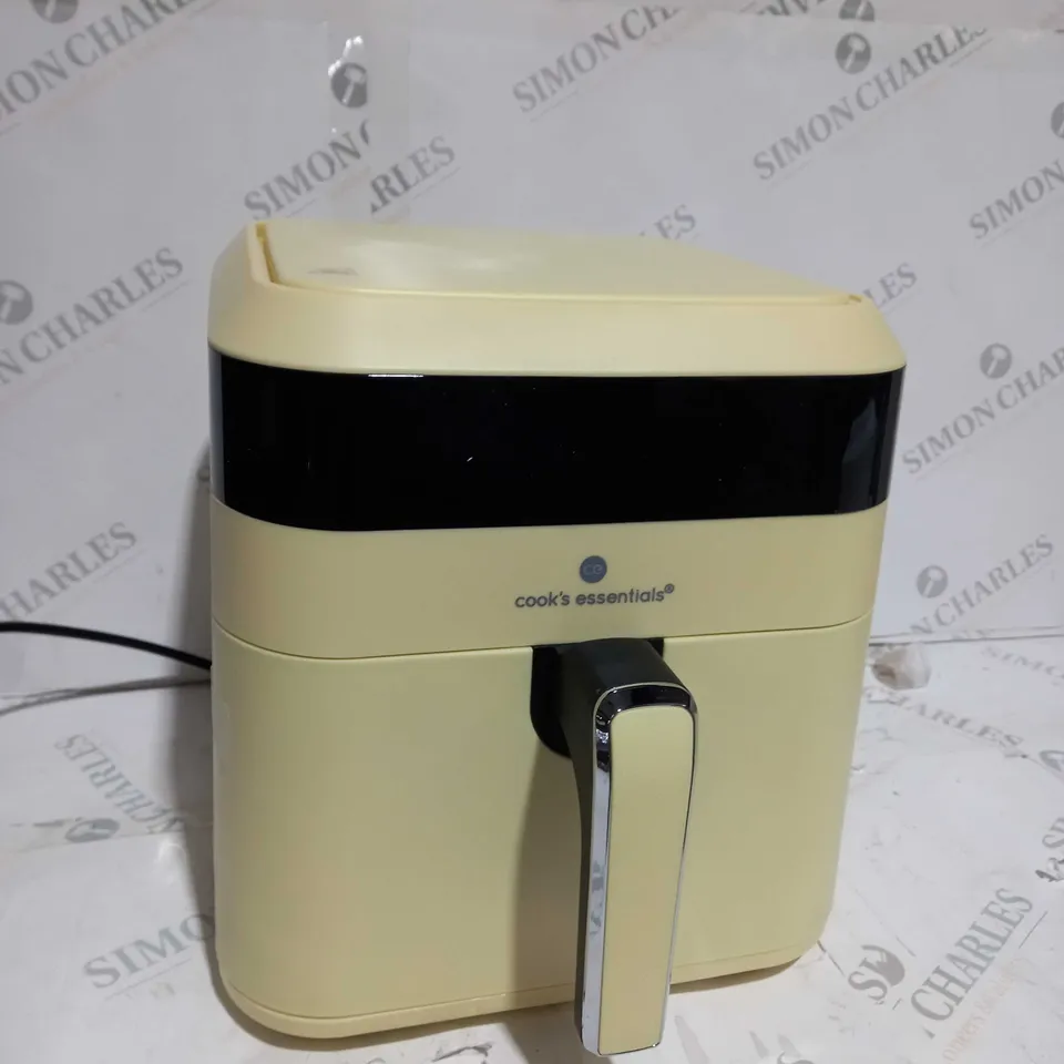 COOKS ESSENTIALS AIR FRYER IN YELLOW