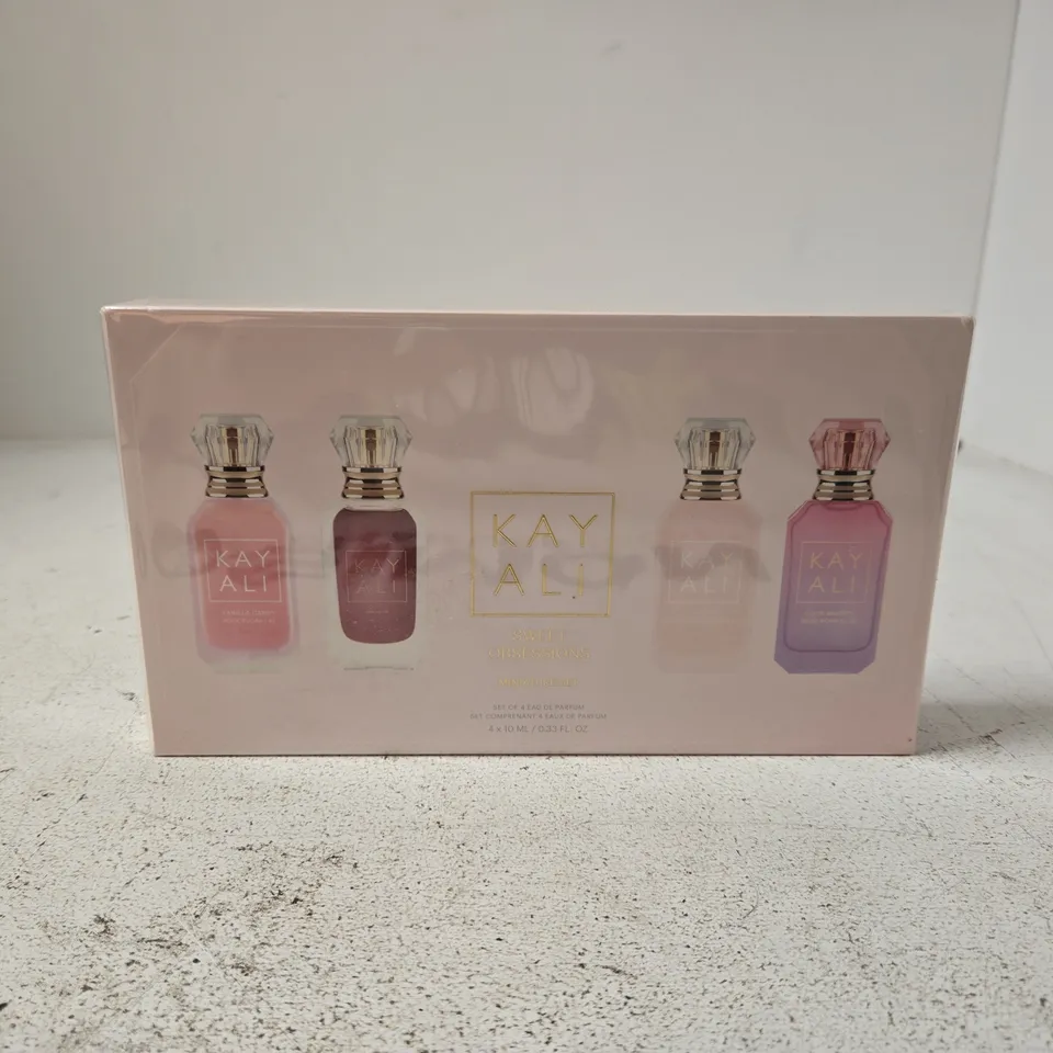 KAY ALI SWEET OBSESSIONS MINI SET 4 X 10ML BOXED SEALED
