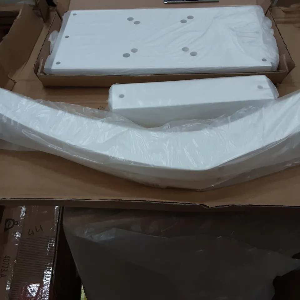 BOXED FURNITURE PARTS , WHITE , 2 BOXES