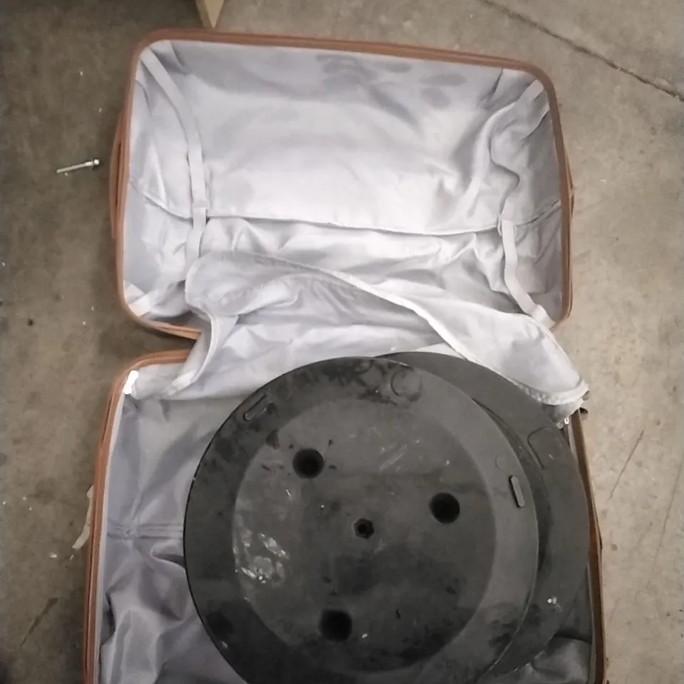 BLUE SUIT CASE WITH WEIGHTS 