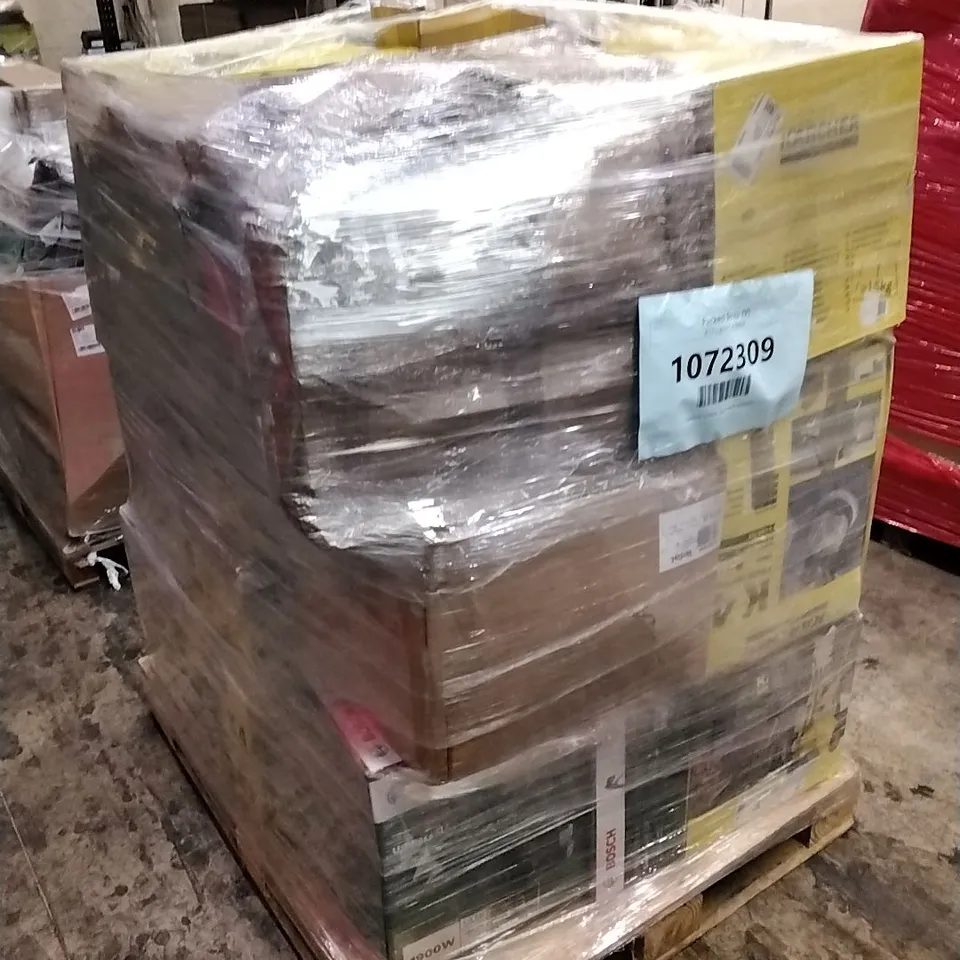 PALLET OF APPROXIMATELY 18 UNPROCESSED RAW RETURN HOUSEHOLD AND ELECTRICAL GOODS TO INCLUDE;