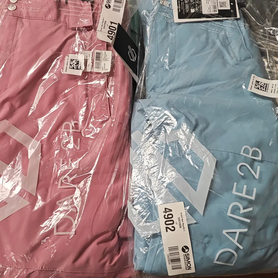LOT OF 10 ASSORTED BRAND NEW DARE2BE ITEMS IN VARIOUS STYLES AND SIZES