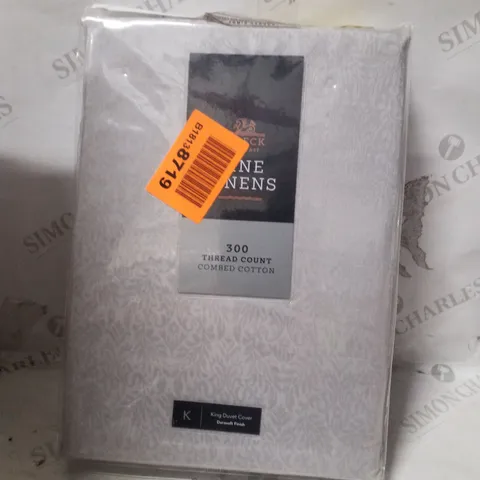 BRAND NEW SEALED TAHRA TC JACQUARD KINGSIZE DUVET SET