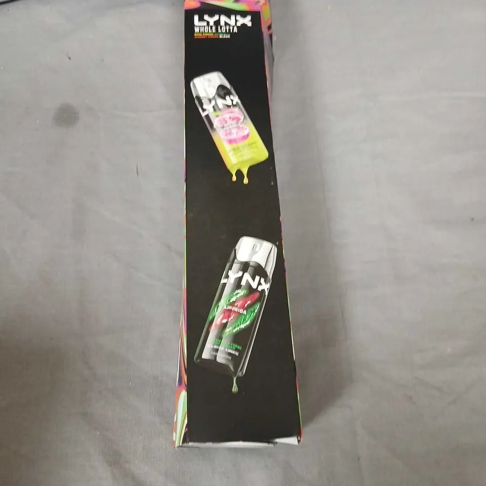 FOUR LYNX WHOLE LOTTA GIFT BOX – TWO BODY SPRAY BOTTLES