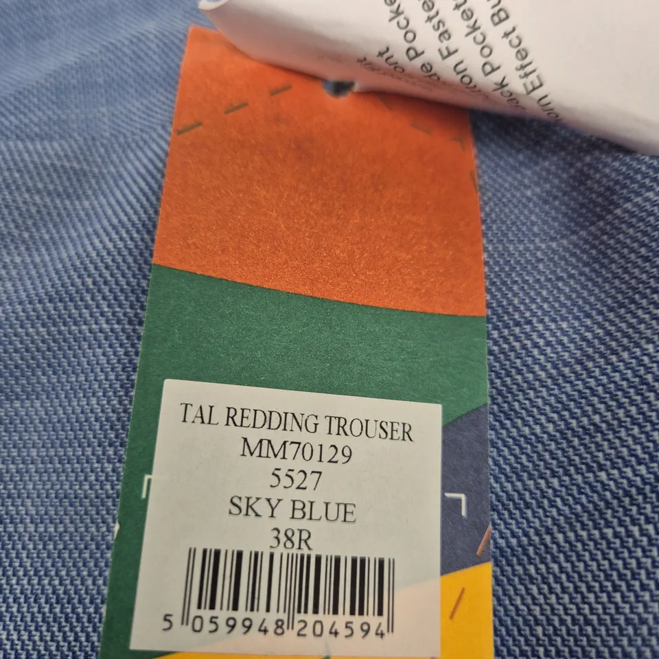 SKOPES TAL REDDING TROUSERS - SKY BLUE, UK 38R