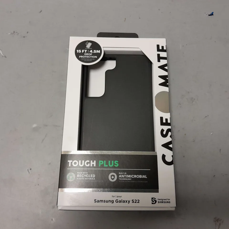 APPROXIMATELY 56 BOXED CASE MATE TOUGH PLUS ANTIMICROBIAL RECYCLED PHONE CASES FOR SAMSUNG GALAXY S22