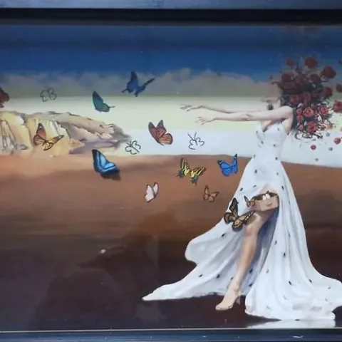 TRANSFIGURATION OF DESIRE — JAVIER CARABALLO NAVARRO (SHADOW BOX, 15 × 20 CM)