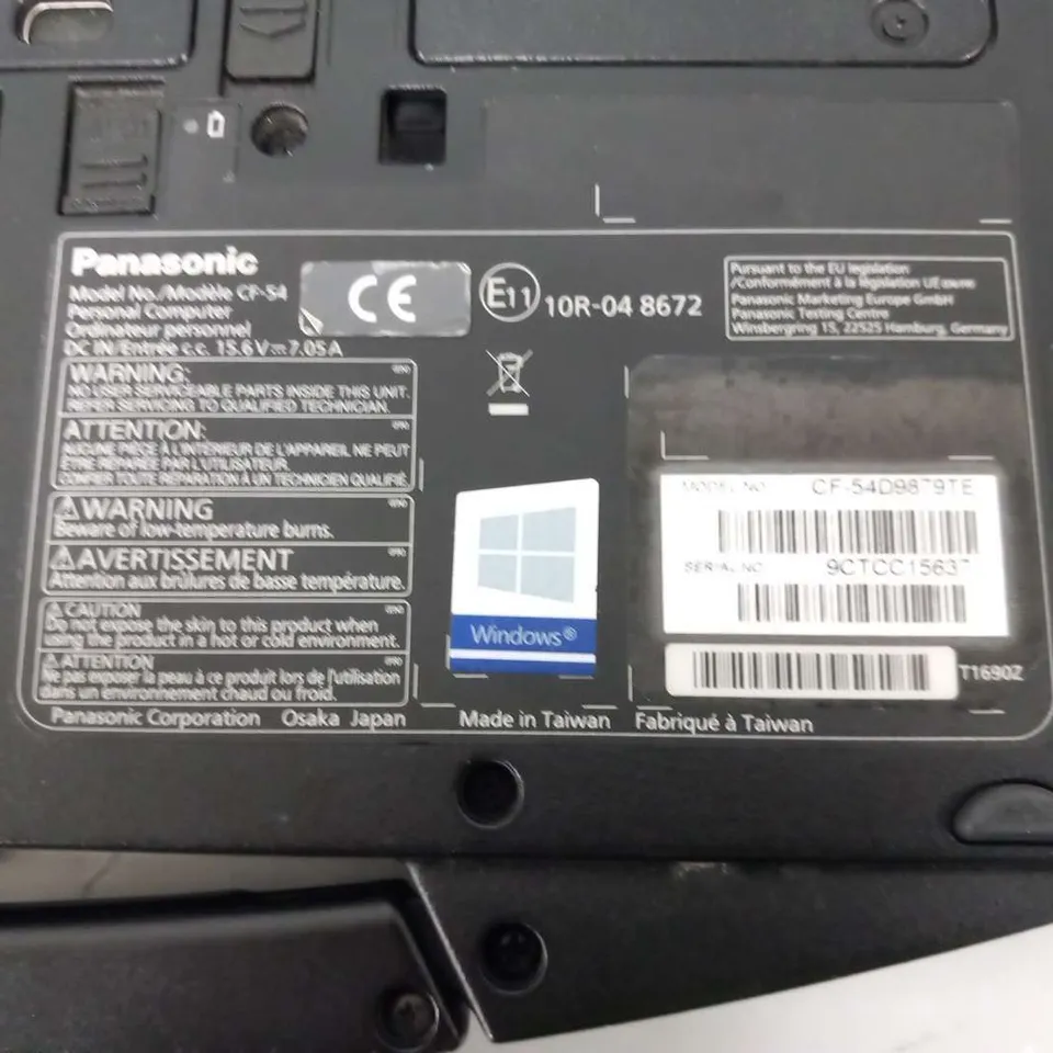 PANASONIC TOUGHBOOK CF-54 LAPTOP