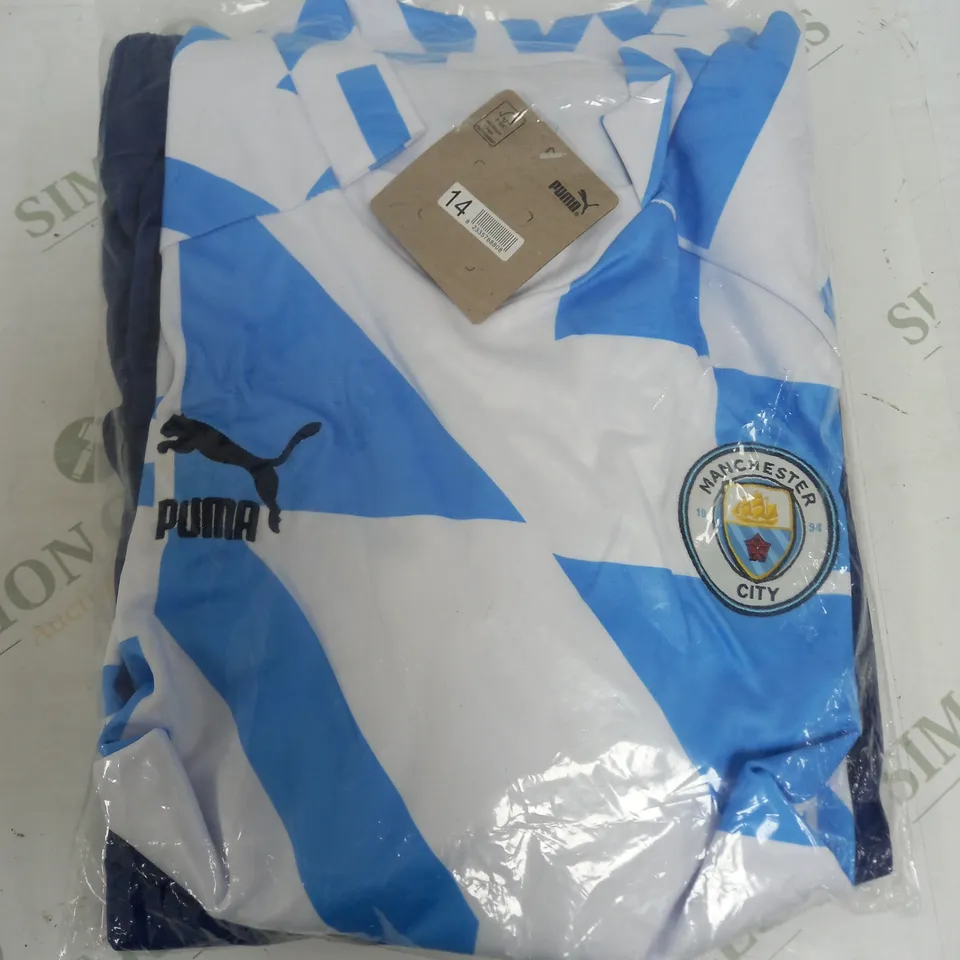 PUMA MANCHESTER CITY TRAINING TRACKSUIT - SIZE 14