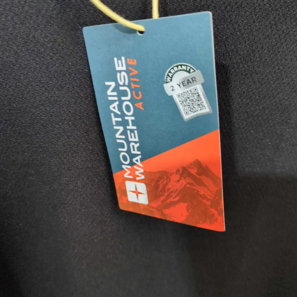 MOUNTAIN WAREHOUSE ENDURANCE UV SHORT-SLEEVE TEE – BLACK, UK 10