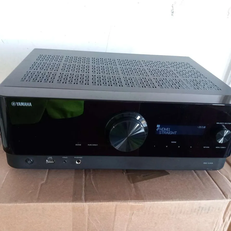 YAMAHA RXV4A BLACK AV RECEIVER RRP £499
