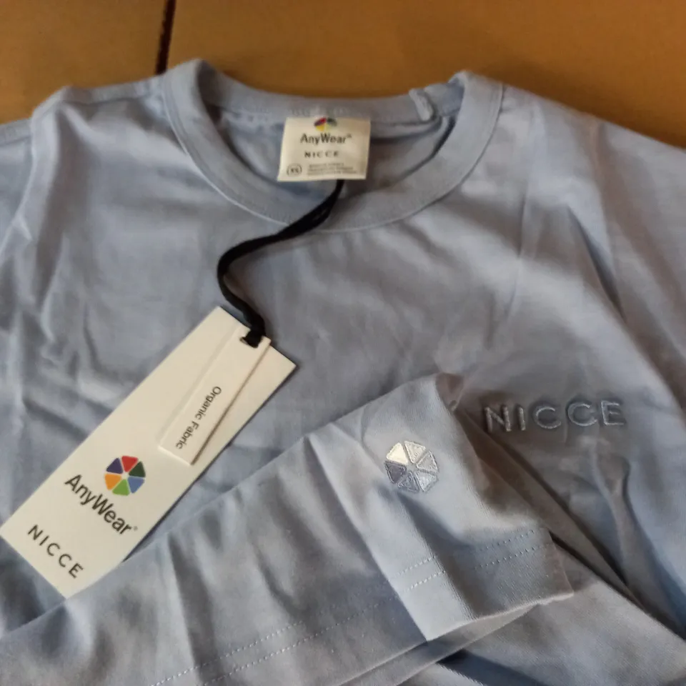 NICCE ANYWEAR BLUE T-SHIRT - XS
