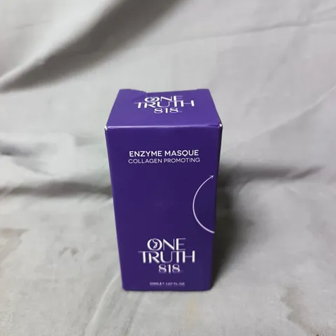 ONE TRUTH 818 ENZYME MASQUE - COLLAGEN PROMOTING SKINCARE MASK (PURPLE BOX) 50ML