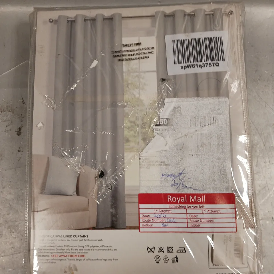 SEALED SASA CRAZE PAIR OF LINED CURTAINS 