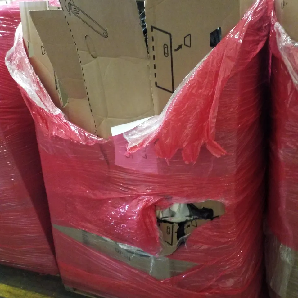 PALLET CONTAINING ASSORTED PRODUCTS INCLUDING IRONING BOARD, POP UP TENT, MATTRESS TOPPER & PURE COOL FAN
