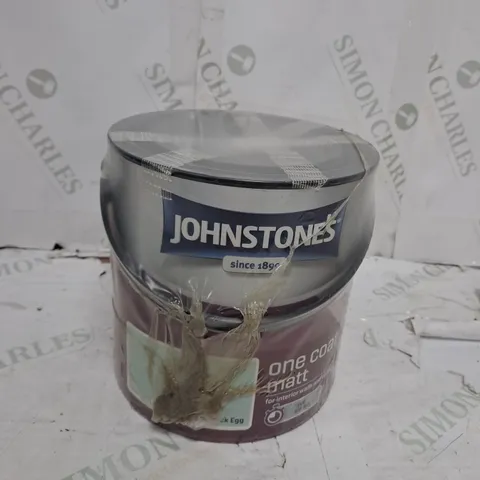 JOHNSTONE'S ONE COAT MATT PAINT - NEW DUCK EGG - 2.5L - COLLECTION ONLY