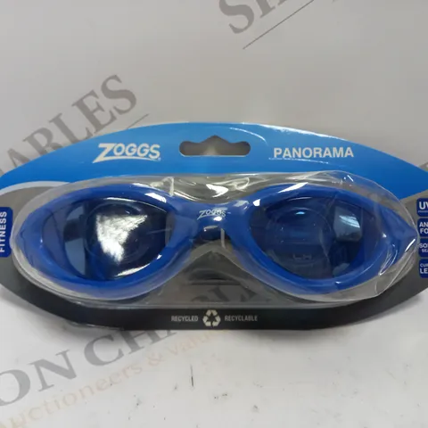BOXED SEALED ZOGGS BLUE GREY TINT PANORAMA SWIMMING GOGGLES