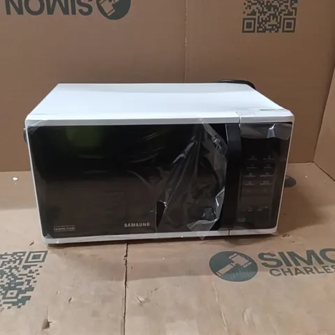 BOXED SAMSUNG MICROWAVE OVEN - WHITE MW3500K