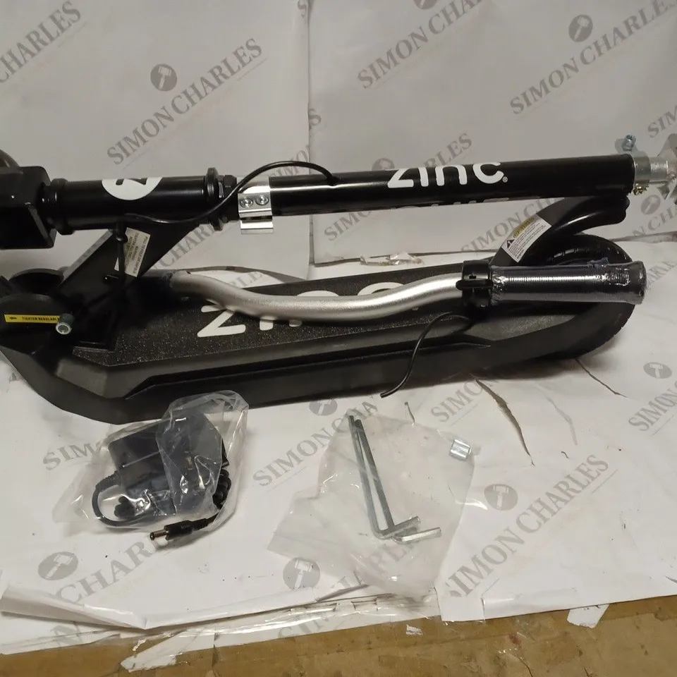 ZINC TWO WHEELED FOLDING LIGHT UP ELECTRIC E5 SCOOTER RRP £149.99