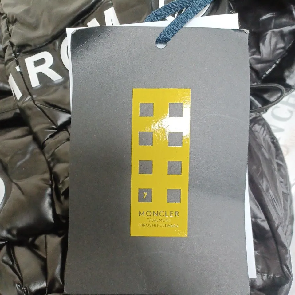 MONCLER BLACK PUFFA JACKET SIZE S 
