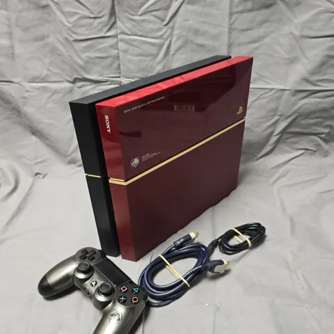 SONY PLAYSTATION 4 METAL GEAR SOLID LIMITED EDITION CONSOLE