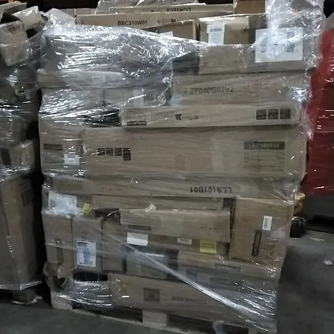 PALLET OF HOUSEHOLD ITEMS TO INCLUDE CAT TREE, SHOE RACK, DISH RACK, BOOKCASE AND OTHER ASSORTED ITEMS...