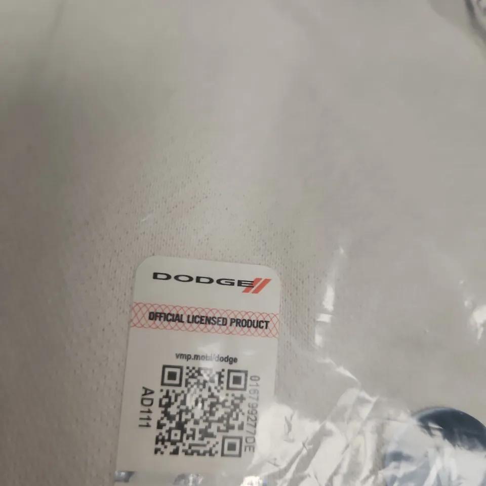 HOLLISTER DODGE II OFFICIAL LICENSED HOODIE - WHITE, SIZE M