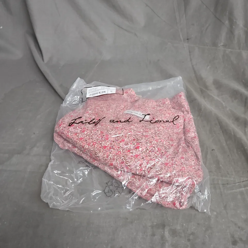 LILY AND LIONEL CAMI SHORT PJ SET MEDIUM PINK BAGGED